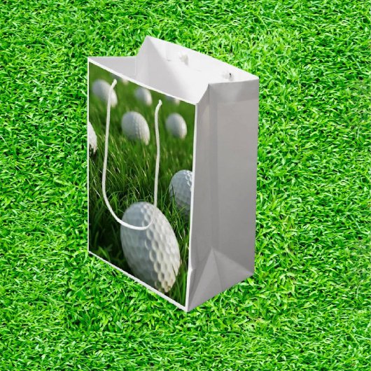 Fantastische golfspeler cadeautassen medium cadeauzakje