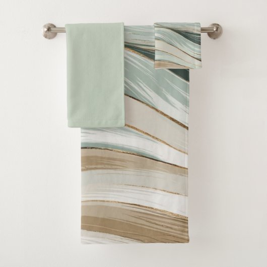 Fantastische golven bad handdoek (Insitu)