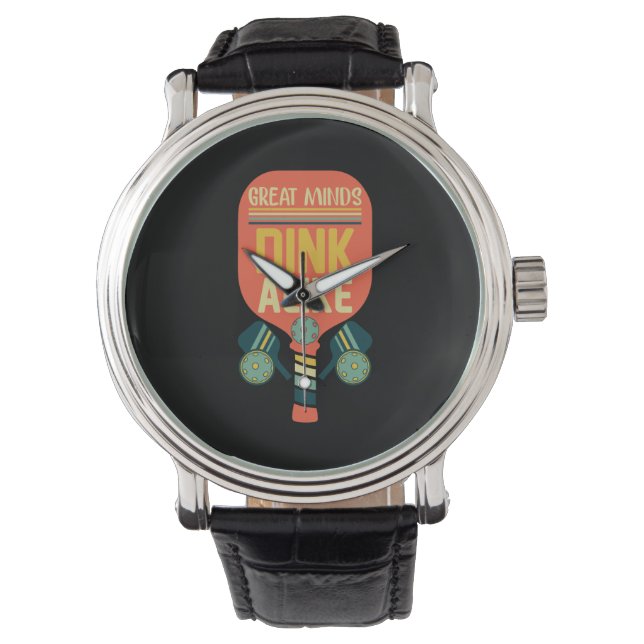 Fantastische gootsteen zoals Funny Pickleball Horloge (Voorkant)