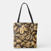 Fantastische gouden koffiebonen tote bag (Achterkant)