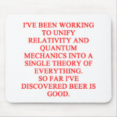 fantastische grappen over phisics muismat (Voorkant)