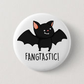Fantastische grappige Halloween woordspeling Ronde Button 5,7 Cm (Voorkant)