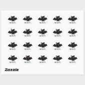 Fantastische grappige Halloween woordspeling Ronde Sticker (Vel)
