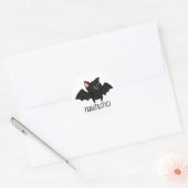 Fantastische grappige Halloween woordspeling Ronde Sticker (Envelop)