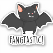 Fantastische grappige Halloween woordspeling Sticker (Voorkant)