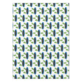 Fantastische groene bonen op trampoline-cartoon tafelkleed (Voorkant)