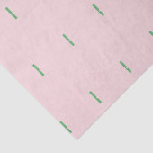 Fantastische groene kerstbomen op roze kerst tissuepapier (Detail)
