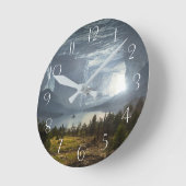 Fantastische grot ronde klok (Hoek)