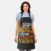 Fantastische Halloween leraar 4e klas Schort (Gedragen)