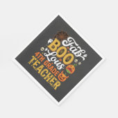 Fantastische Halloween leraar 4e klas Servet (Hoek)