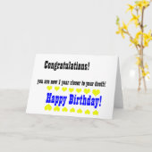 Fantastische Happy Birthday-kaart Kaart (Gele Bloem)