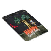 Fantastische Happy Birthday Surreal Veranderde Kun Magneet (Rechterzijde)