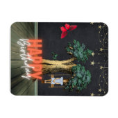 Fantastische Happy Birthday Surreal Veranderde Kun Magneet (Horizontaal)