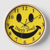 Fantastische Happy Times Wall Clock! (Voorkant)