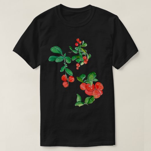 Fantastische harbinger van de herfst-nlingonbessen t-shirt (Design voorkant)