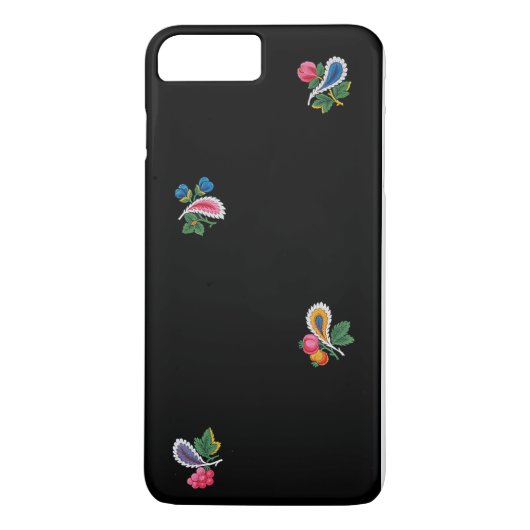 Fantastische heldere bloemen, bladeren en paisleys Case-Mate iPhone case (Achterkant)