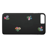 Fantastische heldere bloemen, bladeren en paisleys Case-Mate iPhone case (Achterkant (Horizontaal))