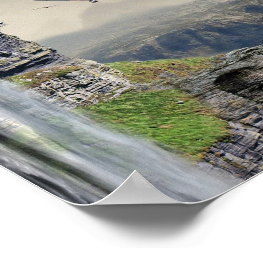 Fantastische heteluchtballon poster (Hoek)