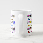 FANTASTISCHE HOGE HAK EN STILETTO GROTE KOFFIEKOP (Achterkant)