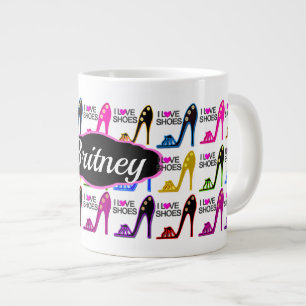 FANTASTISCHE HOGE HAK EN STILETTO GROTE KOFFIEKOP