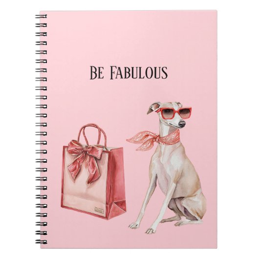 Fantastische honden tas notitieboek (Voorkant)