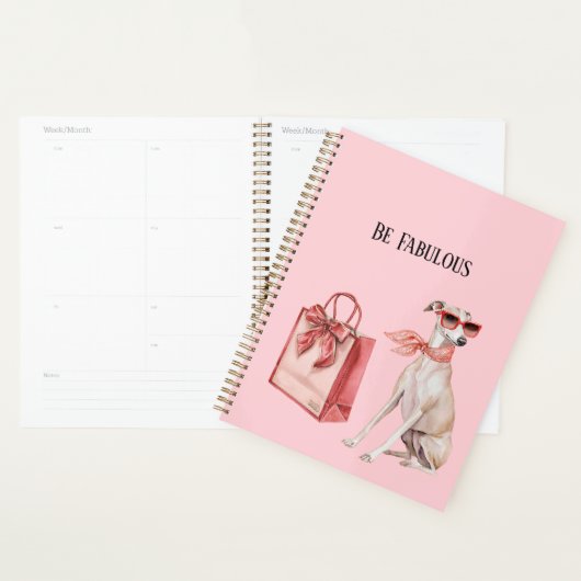 Fantastische honden tas planner (Display)