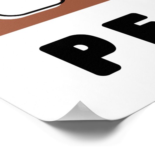 Fantastische Honden Welkom Mensen getolereerd afdr Poster (Hoek)