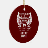 Fantastische hondenhond keramisch ornament (Rechts)