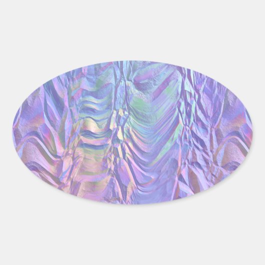 fantastische horizon : ovale sticker (Voorkant)