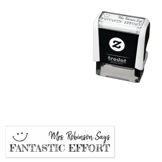 Fantastische inspanning | Aangepaste leraren Zelfinktende Stempel (In situ)