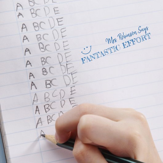 Fantastische inspanning | Aangepaste leraren Zelfinktende Stempel