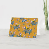 Fantastische kalligrafie Happy Thanksgiving Photo Folie Feestdagenkaart (Achterkant)