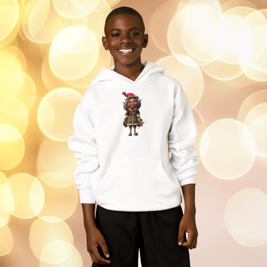 Fantastische kerst Elf Boy's Hoodie