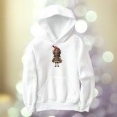 Fantastische kerst elf meisje hoodie