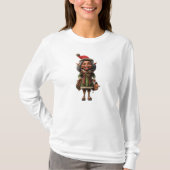 Fantastische kerst elf vrouwen T-shirt (Voorkant)
