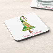 Fantastische Kerstboom Bier Onderzetter (Linkerzijde)