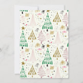 Fantastische kerstboomfeestdag kaart (Achterkant)