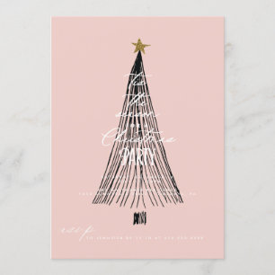 Fantastische kerstboomfeestdag kaart