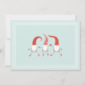 Fantastische kerstcadeaufeest kaart (Achterkant)