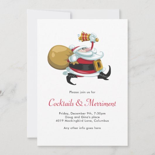 Fantastische kerstfeestdag kaart (Voorkant)