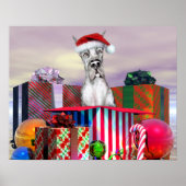 Fantastische kerstfeestelijke bril poster (Voorkant)