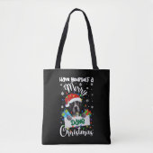 Fantastische kerstfeestjes met geweldige dane-kers tote bag (Voorkant)