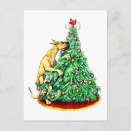 Fantastische kerstgerechten feestdagenkaart