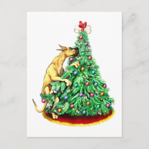 Fantastische kerstgerechten feestdagenkaart