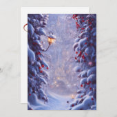 Fantastische Kerstmis 5 Wenskaart Feestdagenkaart (Voorkant / Achterkant)