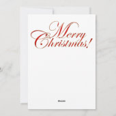 Fantastische Kerstmis 5 Wenskaart Feestdagenkaart (Achterkant)