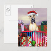 Fantastische kerstvakantie feestdagenkaart (Voorkant / Achterkant)