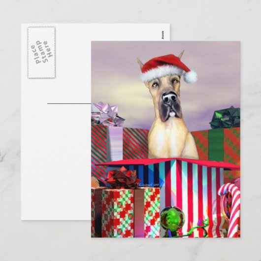 Fantastische kerstvakantie feestdagenkaart (Voorkant / Achterkant)