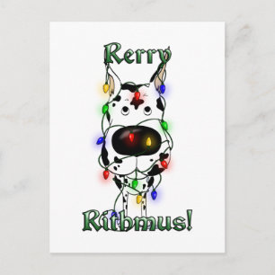 Fantastische kerstverlichting feestdagenkaart