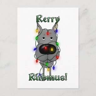 Fantastische kerstverlichting feestdagenkaart